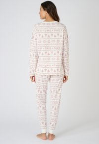 Damart THERMOLACTYL SET - Pyjama - ecru graphique