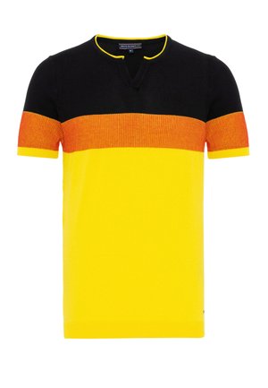 Felix Hardy V NECK  - Triko s potiskem - yellow