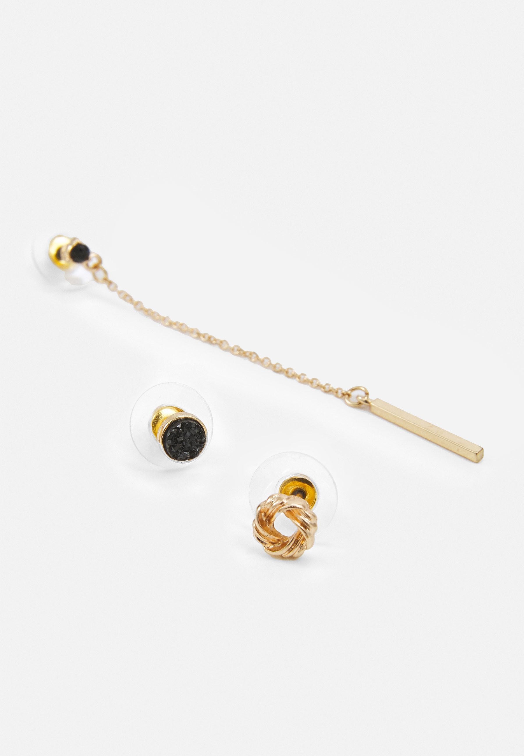 ALDO WEIA 19 PACK - Ohrringe - black/gold-coloured/goldfarben - Zalando.de