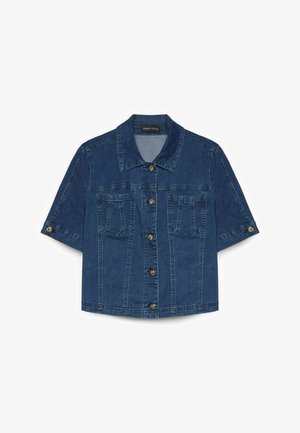 Fiorella Rubino, GIACCA MANICHE CORTE - Giacca di jeans - blu