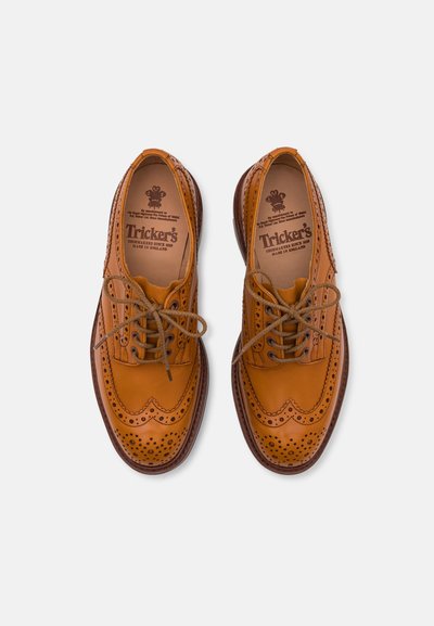 Tricker's BOURTON - Pantofi eleganți cu șireturi - acorn antique