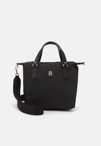 Tommy Hilfiger POPPY SMALL TOTE - Håndtasker - black