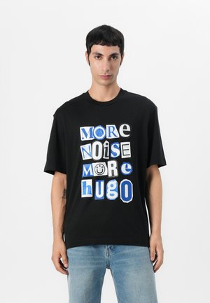 HUGO NOTIX - T-shirt con stampa - black