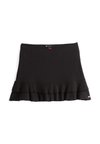 POINTELLE MINI SKIRT  - Mini skirt - black