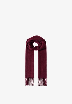 Hackett London, HACKETT LONDON SCARF SOLID PATCH CASH - Sjaal - oxblood red