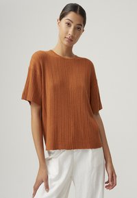 THE FATED ZIMMY - Basic T-shirt - burnt orange