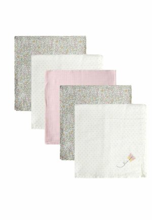 5-PACK EMBROIDERED - Cuvertură muselină - pink