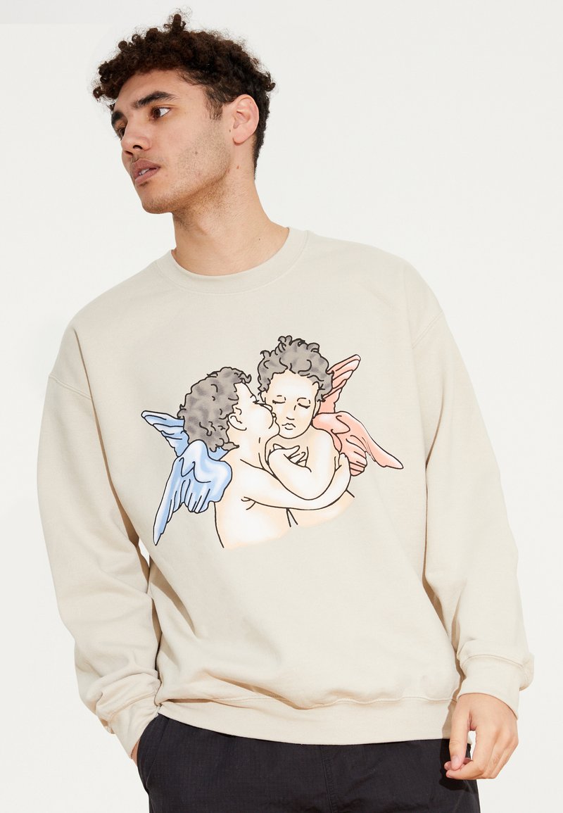 Damen Sweatshirts | New Love Club CHERUBS Sweatjacke sand - GJ50387 Damen Sweatshirts | New Love Club CHERUBS Sweatjacke sand - GJ50387