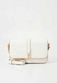 Tommy Hilfiger LIBRE FLAP CROSSOVER - Umhängetasche - ivory silk