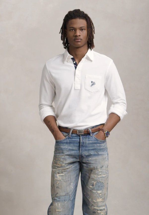 CLASSIC FIT POPOVER POLO SHIRT - Long sleeved top4