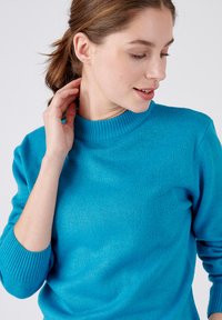 Damart COL ROND - Maglione - bleu grisé
