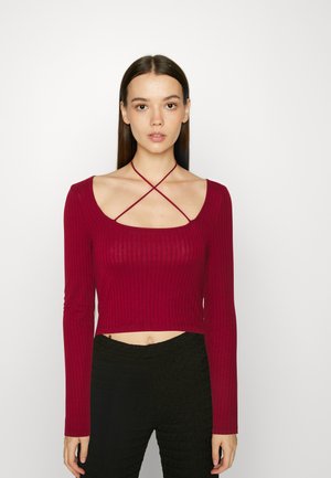 Even&Odd Μπλούζα με μακριά μανίκια - bordeaux
