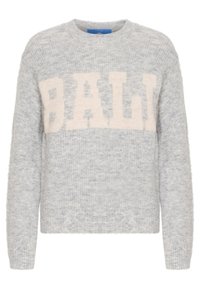 BASTACY - Strickpullover - medium grey melange