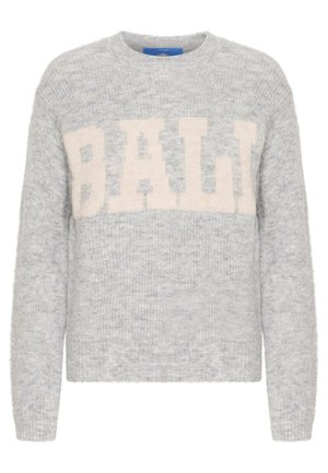 BALL BASTACY - Strikkegenser - medium grey melange
