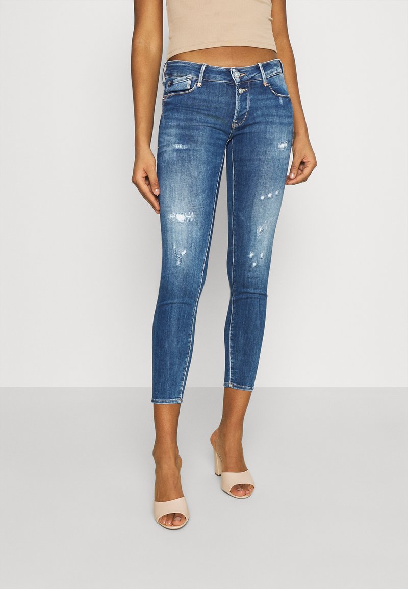 Le Temps Des Cerises Wide Leg Jeans Scotty High Waist Tencel Blue main image 1