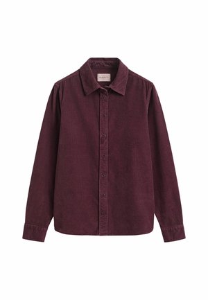 GANT, GANT REGULAR CORDUROY SHIRT - Hemdbluse - darkened wine
