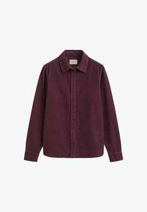 GANT, GANT REGULAR CORDUROY SHIRT - Hemdbluse - darkened wine