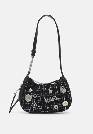 PINS BOUCLE - Kabelka - black/white