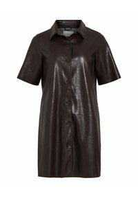 VILA VIELANA - Abito a camicia - coffee bean