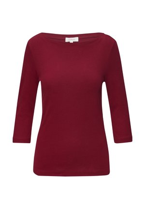 s.Oliver MIT 3/4-ARM UND U-BOOT AUSSCHNITT - Langarmshirt - rubinrot