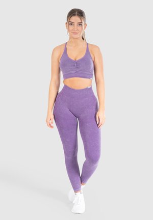 BATIK SCRUNCH - Light support sports bra - lila