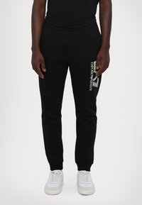EA7 Emporio Armani PANTALONI - Treningo apatinė dalis - black