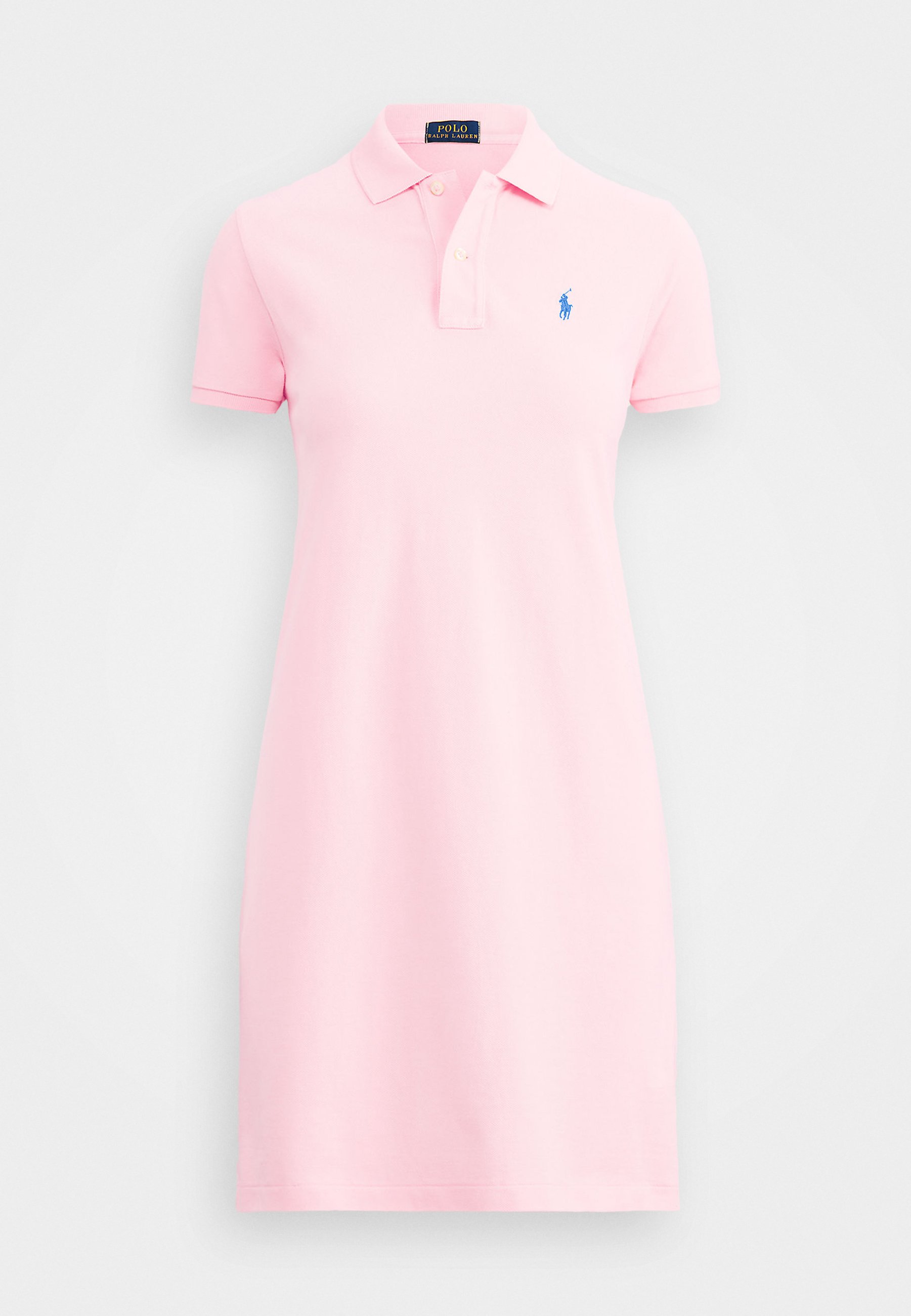 herlipto 【rose】Short Sleeve Polo Dress M rose】Short Sleeve Polo Dress