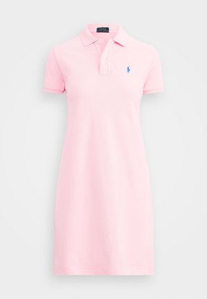 Polo Ralph Lauren BASIC MESH SHORT SLEEVE COTTON DRESS - Kjole - carmel pink