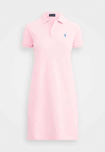 Polo Ralph Lauren BASIC MESH SHORT SLEEVE COTTON DRESS - Dienas kleita - carmel pink