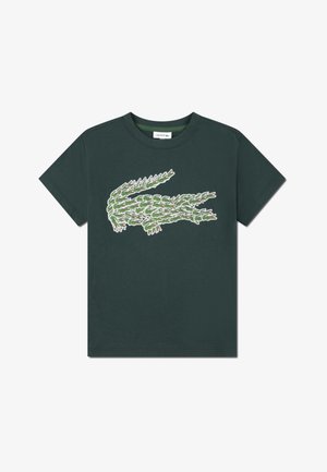 Lacoste MULTI CROCO TEE - T-shirt estampada - sinople