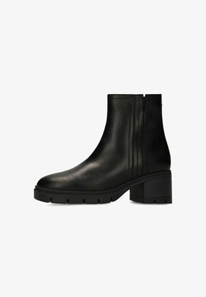Manfield, Stivaletti con plateau - schwarz