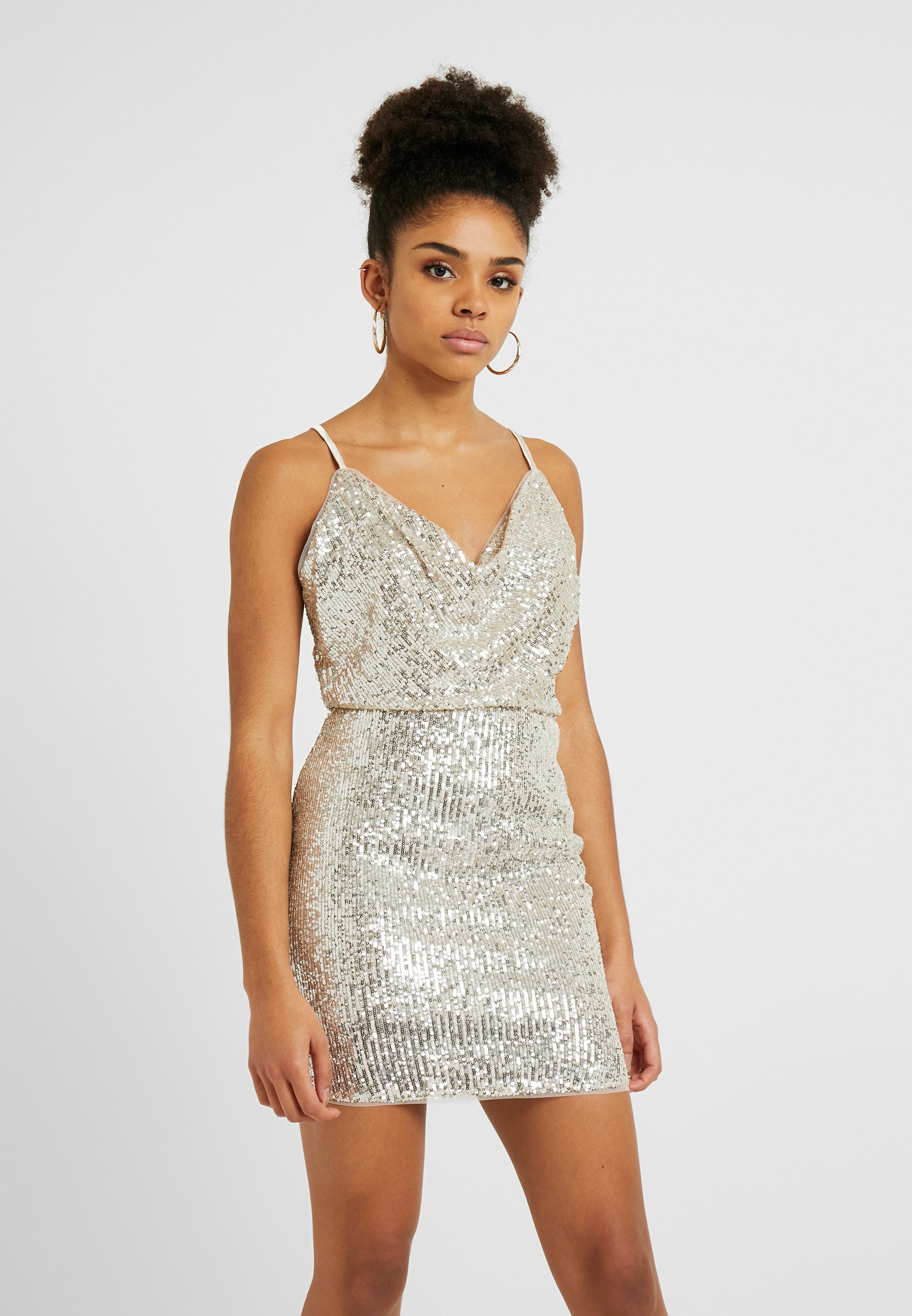 silver shift dress uk