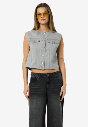 Liivi - light grey denim