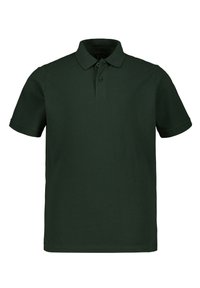GROSSE GRÖSSEN BIS 8XL KNOPFLEISTE - Polo marškinėliai - dark green-mottled