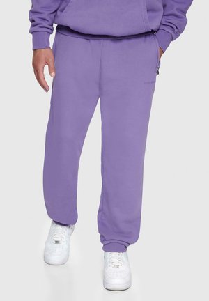 BAZIX REPUBLIQ SUPER HEAVY BLANK - Tracksuit bottoms - washedpurple