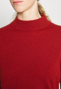 pure cashmere MOCKNECK - Camisola - brick