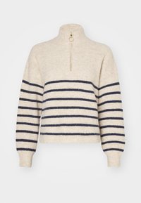 ONLTOKYO ZIP PULLOVER - Svetr - pumice stone