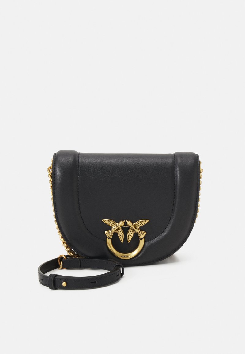 Pinko LOVE ROUND CLICK MINI - Schoudertas - black/zwart - Zalando.nl