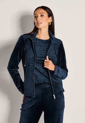 FLAUSCHIGE  MIT REISSVERSCHLUSS
 - Sweater met rits - navy