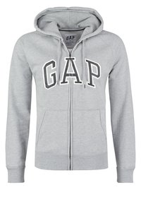 GAP Felpa con zip - mottled grey