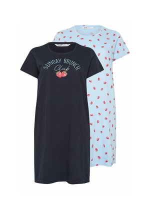 Yours Clothing NIGHTDRESSES & CHEMISES - Nachtjapon - navy