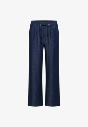 Cecil, WIDE LEG HOSE IN DENIM-OPTIK - Wide Leg - dark blue wash