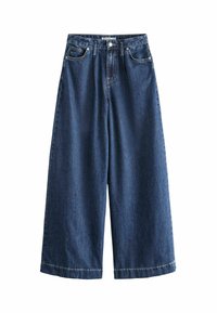 WIDE PETITE  - Kavbojke na trapez - rinse wash
