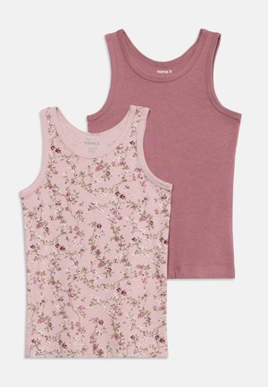 Name it, NMFTANK TOP 2PACK VIOLETFLOWER NOOS - Undershirt - violet icepack:w/ wistful mauve