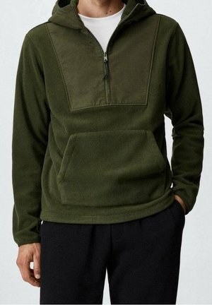 Felpa con cappuccio - khaki