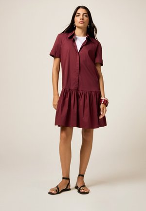 CON BALZA - Shirt dress - bordeaux