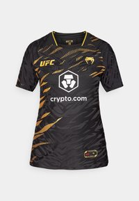 UFC FUSION AUTHENTIC FIGHT NIGHT WOMENS WALKOUT CHAMPION - T-shirts med print - black/gold