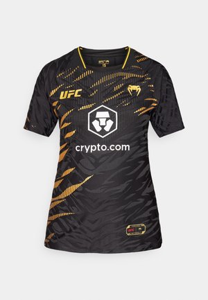 Venum UFC FUSION AUTHENTIC FIGHT NIGHT WOMENS WALKOUT CHAMPION - Print T-shirt - black/gold