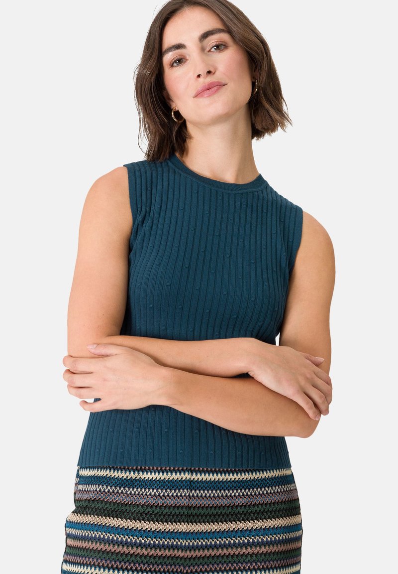 zero MIT RUNDHALSAUSSCHNITT - Felső - reflecting pond