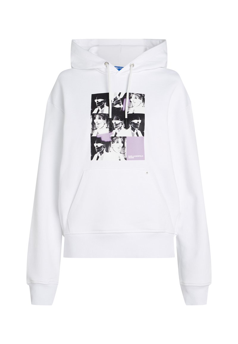 Karl Lagerfeld Jeans KARL LAGERFELD JEANS Hoodie white Zalando